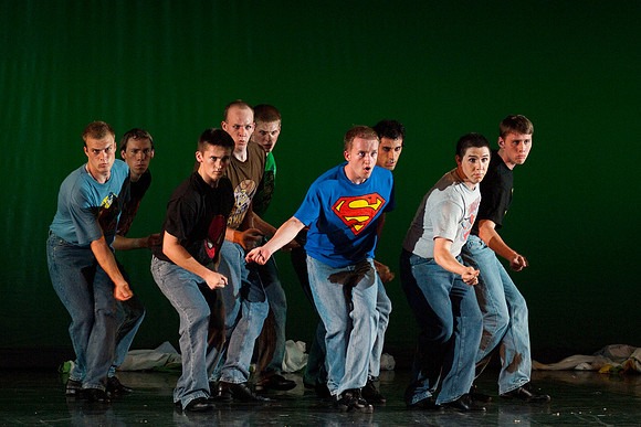 Students perform in dress rehearsal of Extravadance dance performance- Jul 2010