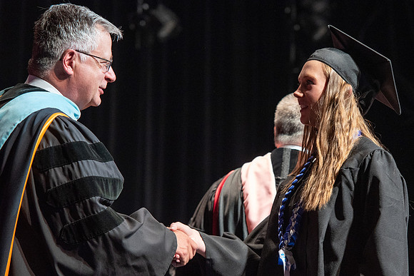 Graduates during Interdisciplinary Studies convocation.