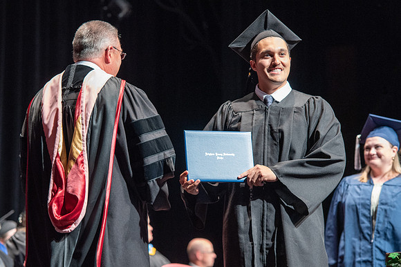 Graduates during Interdisciplinary Studies convocation.