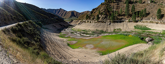 Various landscapes in central Idaho along a well known bikepacking route.
