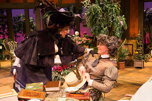 Drama production in the Black Box Theatre directed by Hyrum Conrad.
