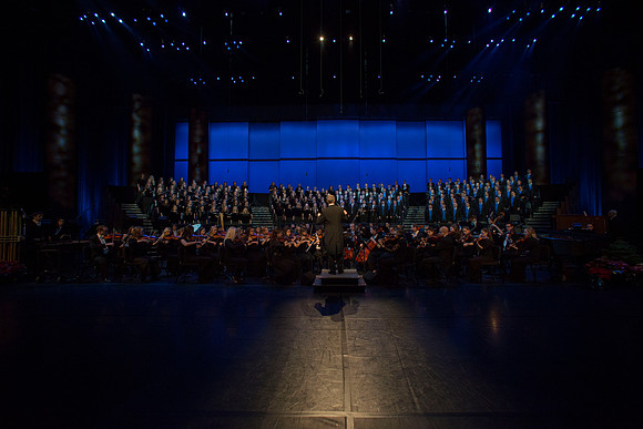 BYU-Idaho Choirs and Orchestra perform at A BYU-Idaho Christmas Concert featuring The King Singers.