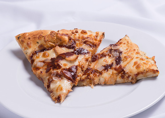 Food Service Catering Menu item. Pizza BBQ Chicken