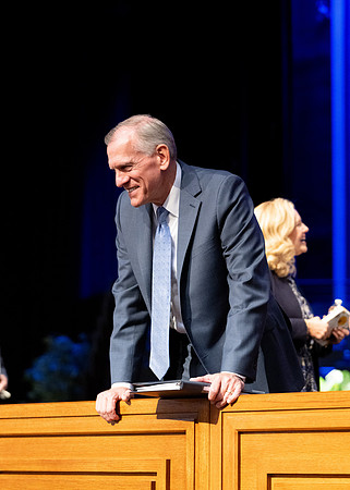 Elder and sister Bangerter speak at Devotional at BYU-Idaho