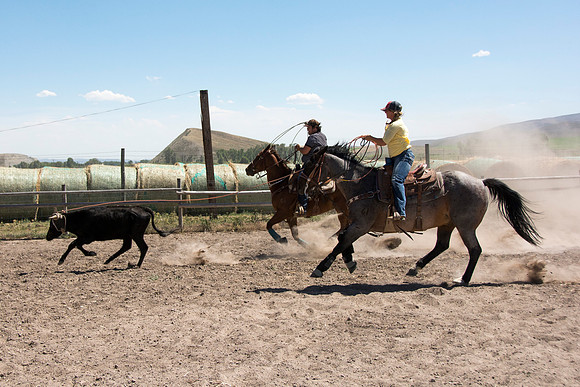 Dance Alliance tour through Wyoming Colorado and South Dakota. An enjoyable day at the "Homeplace" the ranch of the Pope family in Cokeville, Wyoming.