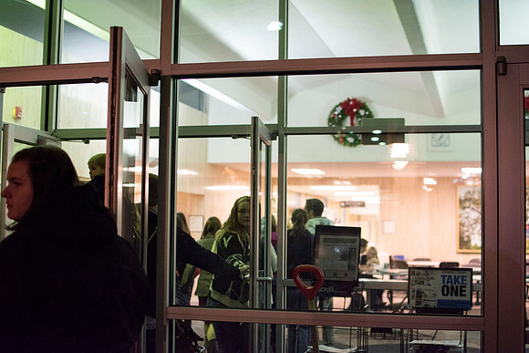 Students were uplifted by the Christmas Spirit as they travelled throughout campus buildings to view powerful presentations that illustrate the life of our Savior.