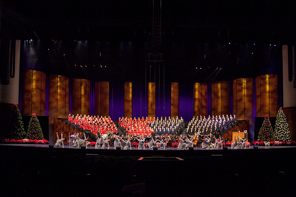 At the BYU-Idaho Christmas, the university dance department, choirs and orchestra, came together with guest artists Canadian Brass for a beautiful and uplifting show.