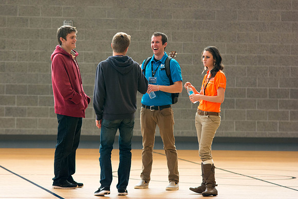 Brigham Young University-Idaho's Get Connected program is for new students to meet other new students and get situated for the upcoming semester.