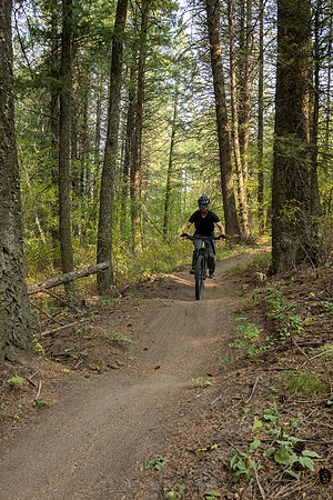 Media Creation Team mountain biking.