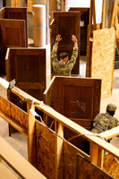 ROTC practices military tatics in an Advantage Airsoft facility.