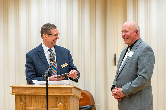 Eliza R. Snow Society, Evening of Honors, honoring Kevin Call for his years of service to the Arts.