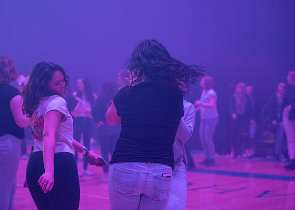 Students gather for First Friday - Apr 2022