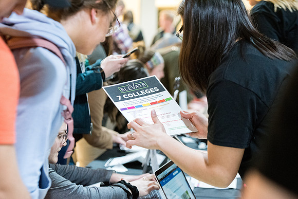 This Social Change Team Competition event is sponsored by the Interdisciplinary Studies council. ELEVATE is a campus wide competition where teams of 5 students (from 3 different colleges) will create