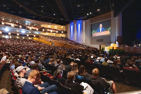 Devotional with Brother Gabriel Reid, Second Conselor in the Sunday School Presidency.