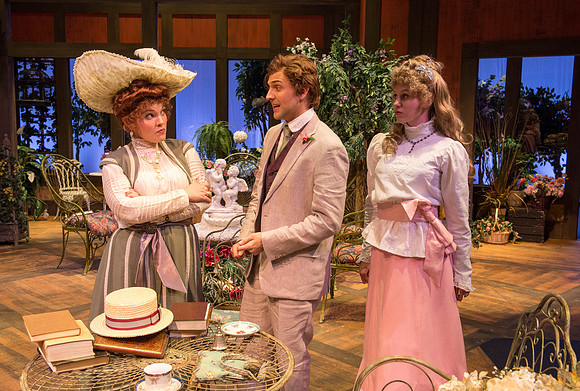 Drama production in the Black Box Theatre directed by Hyrum Conrad.