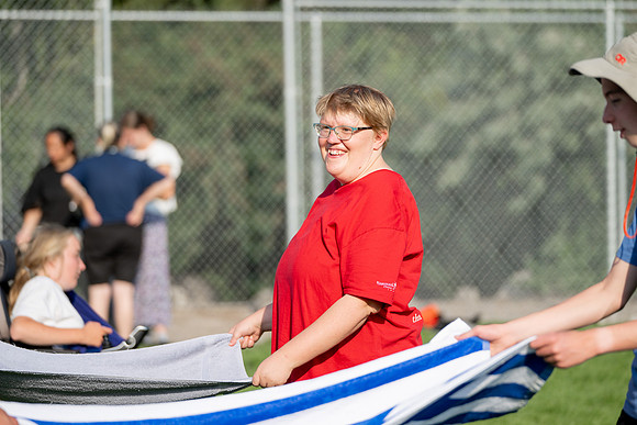 Special needs water activity at the Upper Fields