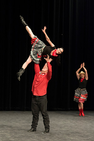 Dance performance in Green River Wyoming.