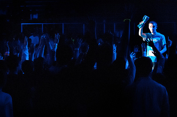 iCover student talent event where students perform covers to hit songs as well as participate in dance held after the show.