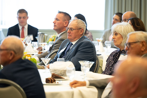 President Meredith, Philanthropies gathering for Signature Scholarships.