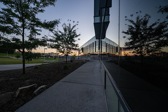 Science & Technology Center interior and exterior.