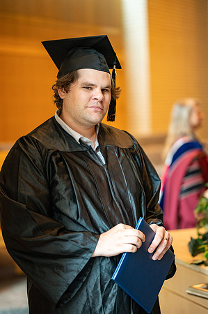Graduates during convocation for the College of Language and Letters.