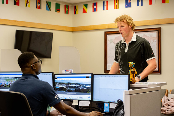 Internatial Services in the I-Center.