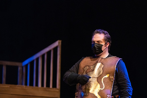 BYU-Idaho theatre department dress rehearsal of Shakespeare's Henry V.