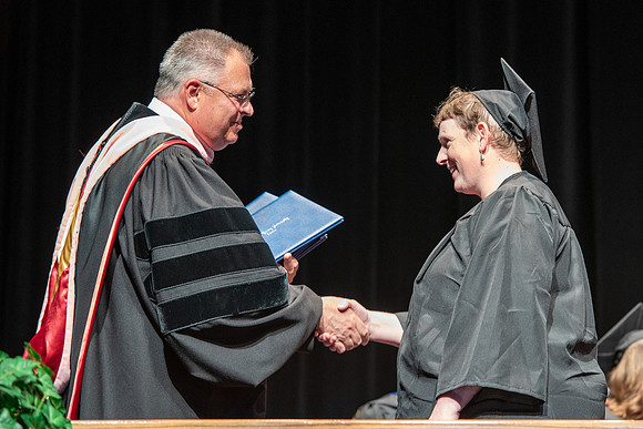 Graduates during Interdisciplinary Studies convocation.
