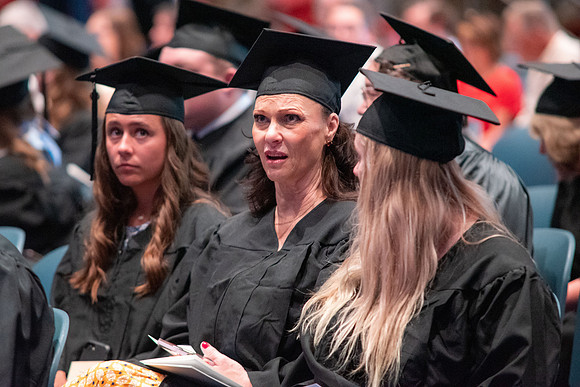 Graduates during Interdisciplinary Studies convocation.