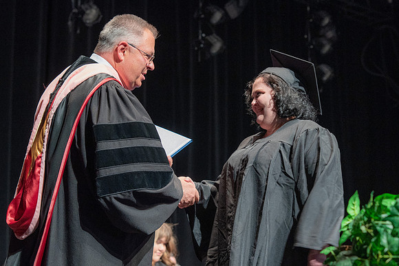 Graduates during Interdisciplinary Studies convocation.