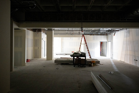 David O. McKay Library Construction Progress - Apr 2025