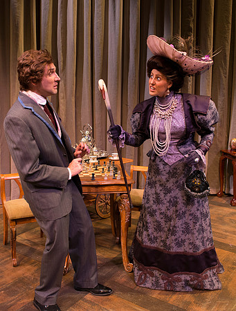 Drama production in the Black Box Theatre directed by Hyrum Conrad.