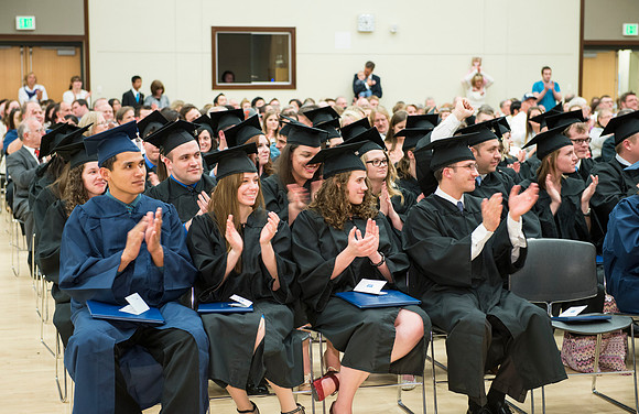 College of Language and Letters Convocation in the Manwaring Center Ballroom.