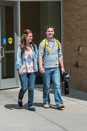 Students and faculty return to campus for the spring semester at Brigham Young University-Idaho.