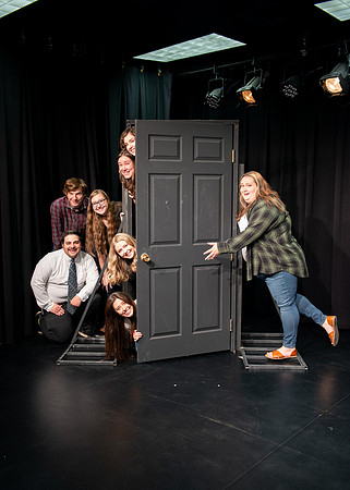 Students from the theater deparment graduation in the Spring Semester.