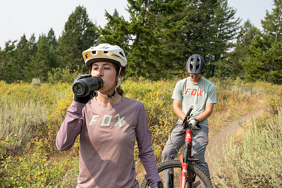 Media Creation Team mountain biking.