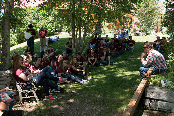 Dance Alliance tour through Wyoming Colorado and South Dakota. An enjoyable day at the "Homeplace" the ranch of the Pope family in Cokeville, Wyoming.