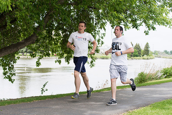 This year's Temple to Temple relay attracted over 400 participants.