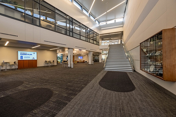 Science & Technology Center interior and exterior.