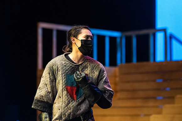 BYU-Idaho theatre department dress rehearsal of Shakespeare's Henry V.