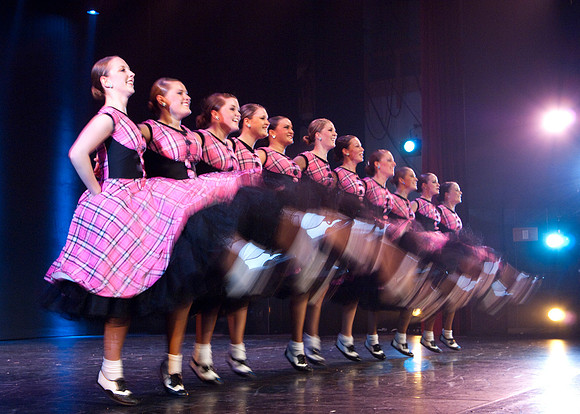 Students perform in dress rehearsal of Extravadance dance performance- Jul 2010