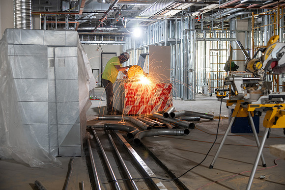 McKay Library Remodel Progress - April 2025