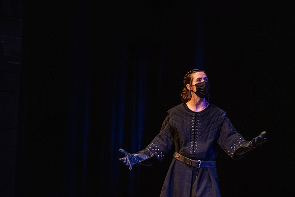 BYU-Idaho theatre department dress rehearsal of Shakespeare's Henry V.