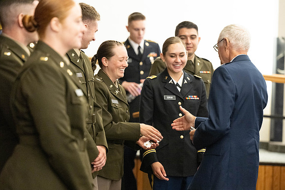BYU-Idaho's, Reserve Officers' Training Corps Commissioning ceremonies.