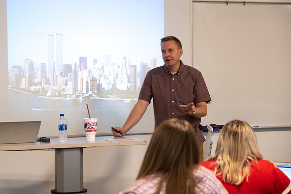 Students in the Education Deparment learn how to effectively use technology in their classrooms during a Teacher Education Technology Conference.