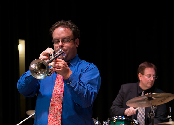 Ryan Nielsen on trumpet.