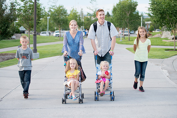 Family between classes.