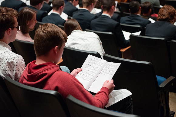 Hymn Festival held at the Barrus Concert Hall in the Snow Performing Arts Center.