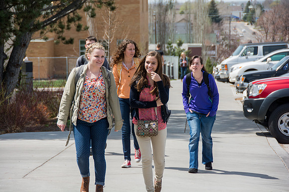 Students and faculty return to campus for the spring semester at Brigham Young University-Idaho.
