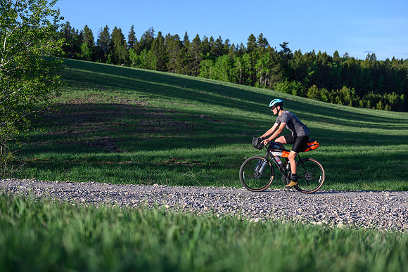 James rides a route starting and ending in Rexburg and looping through Green Canyon and Heisi Hot Springs.